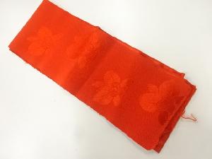 花模様織出し浴衣帯